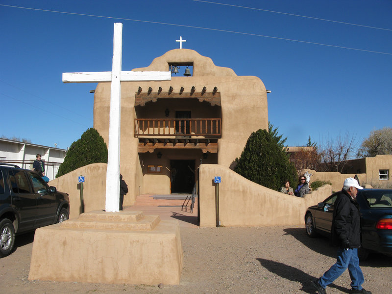 "Santo Tomas Catholic Church in Abiquiu, N.M., is the site of an annual saint's day celebration in late November that includes cultural elements of the genizaros, the descendants of Native American slaves."